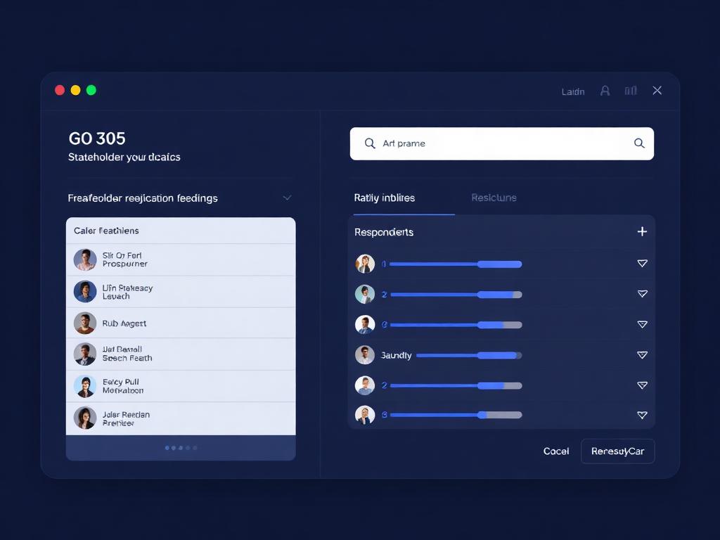 Invite stakeholders for feedback